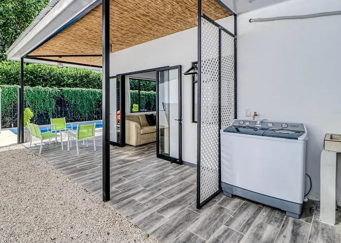 Pool & Entertaining Patio: Playa Carrillo * Puerto Carrillo
